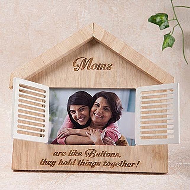 World's Best Mum Mother Personalised Engraved Photo Frame Mam Gift for Mom 
