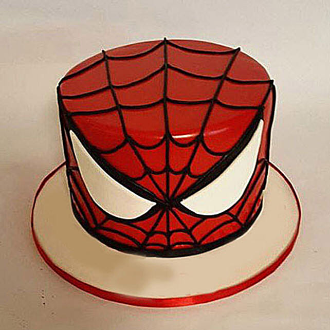 Spiderman Cake Designs Spiderman Birthday Cake Ferns N Petals