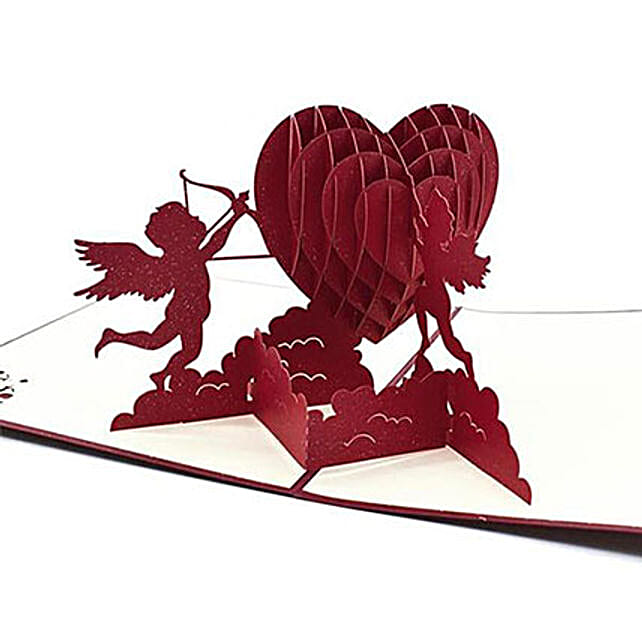 3D Pop Up Cupid Greeting Card