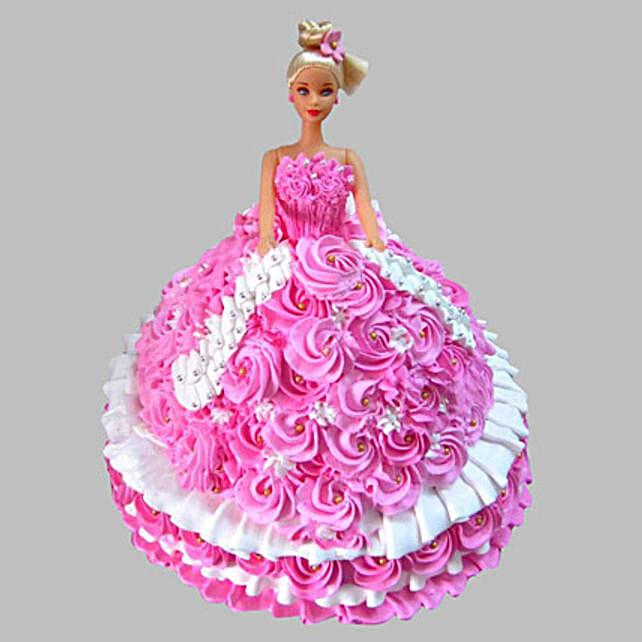 monginis barbie doll cake price