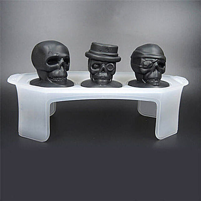 Novelty Skull Ice Mold - Set of 2