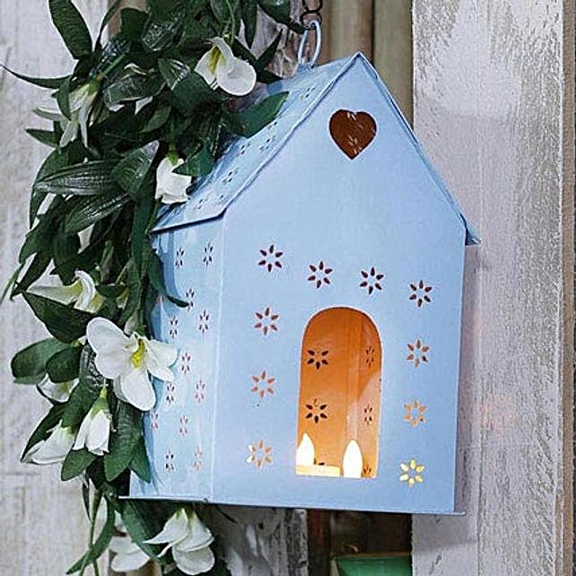 Blue Bird House | Gift Garden Decorator