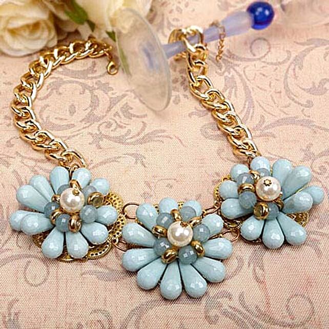 ferns and petals flower jewellery