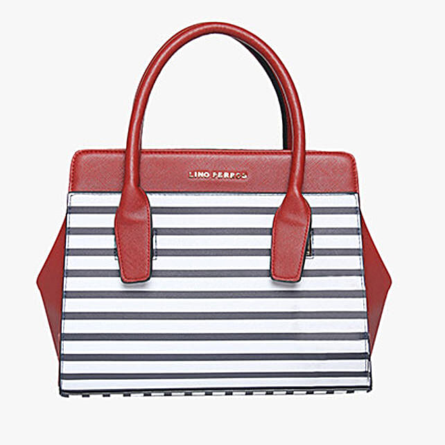 lino perros red handbag