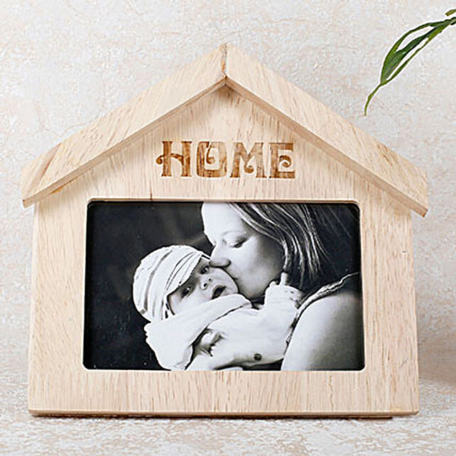 Hut Shaped Personalized Photo Frame For Mother's Day