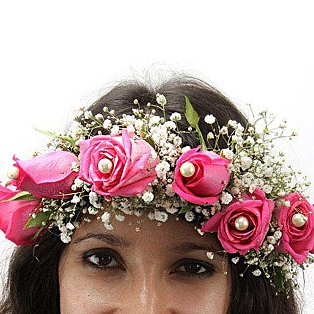 floral tiara online