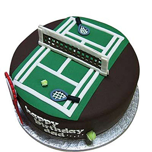 Smashing Tennis Court Cake 4kg