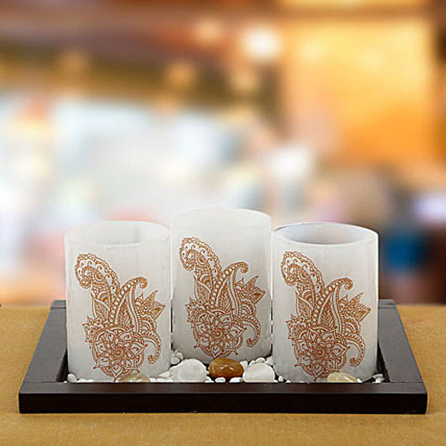 Buy/Send Contemporary Hollow Candle Online FNP