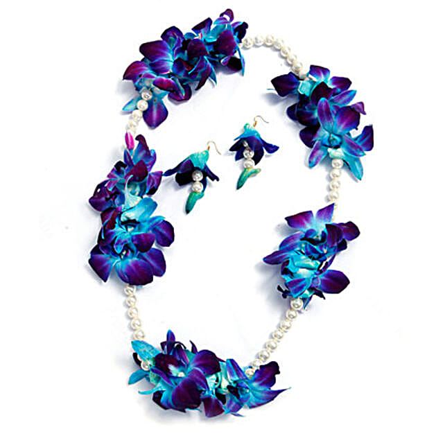 Buy/Send Fresh Flower Jewelry Set 
