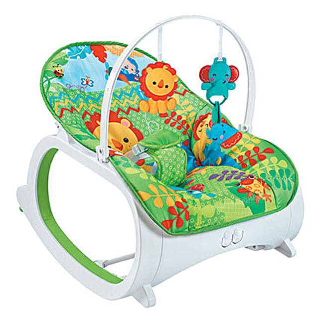 Buy/Send Lion Green Baby Bouncer Online FNP