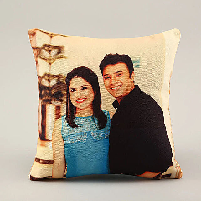 double sided personalised cushion