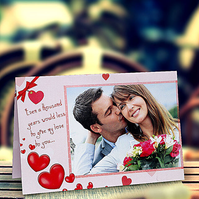 Personalised Love Couple Card