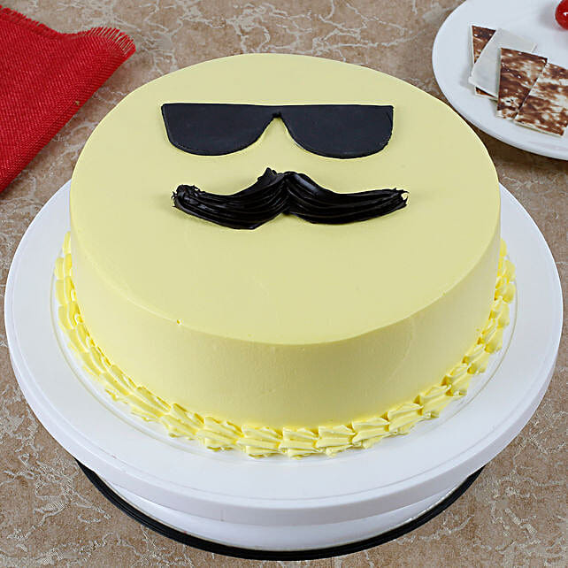sunglasses emoji cake