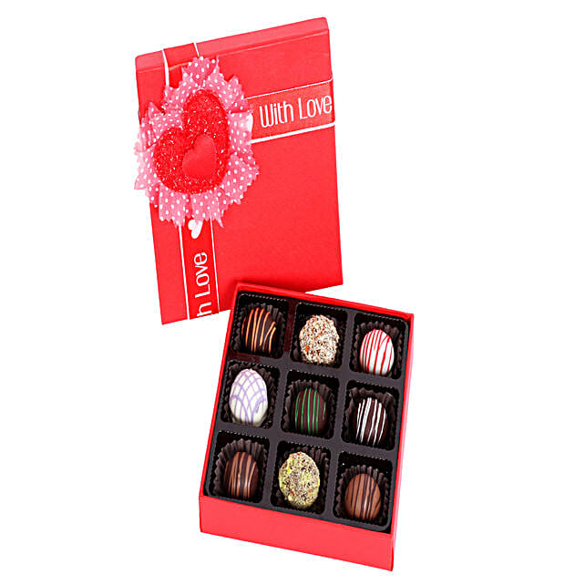 Buy/Send 9 Assorted Chocolate Truffles Online FNP