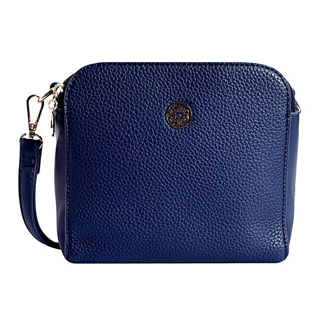 lino perros blue handbag