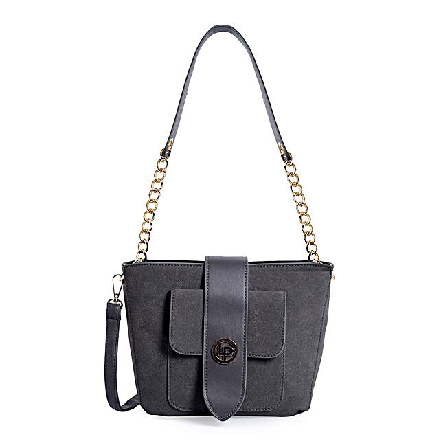 lino perros grey handbag