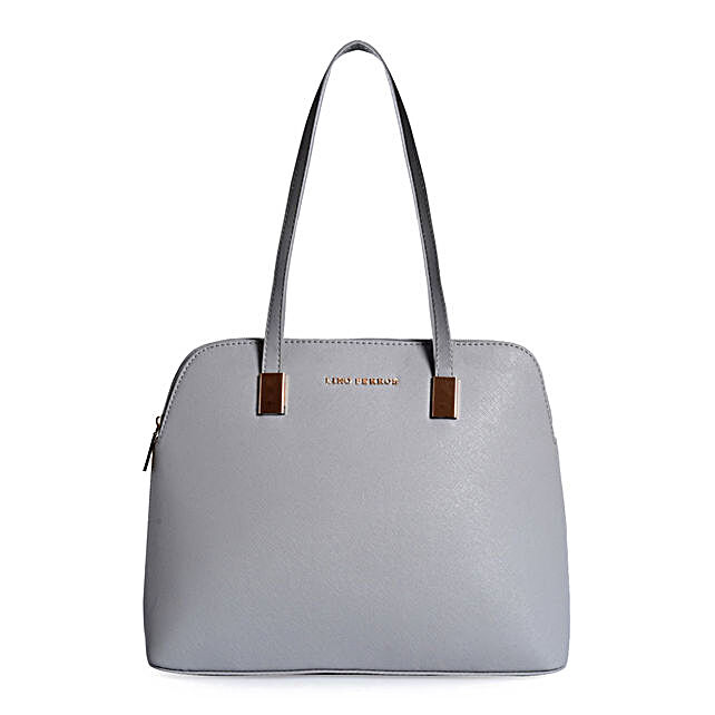 lino perros grey handbag