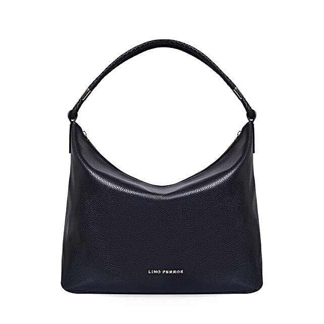 lino perros black handbag