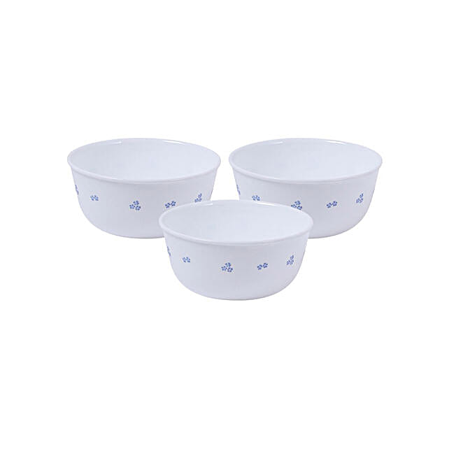 Buy/Send Corelle Secret Garden Curry Bowls Set 3 Pcs Online FNP