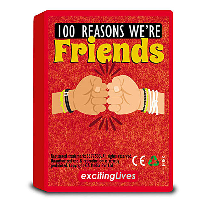 Buy/Send 100 Reasons Why We Are Friends Cards Online- FNP