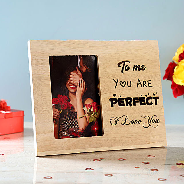 Wooden Photo Frame Engraved