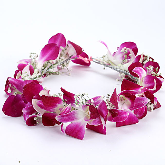 real flowers tiara