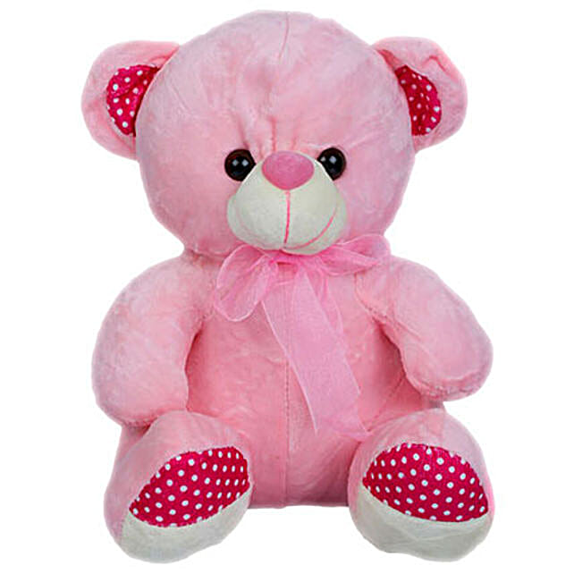 Buy/Send Pink Teddy & Dairy Milk Silk Combo Online- FNP