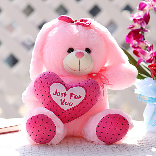 tiny pink teddy bear