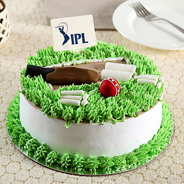 Buy/Send IPL Theme Vanilla Cake- Half Kg Online- Ferns N Petals
