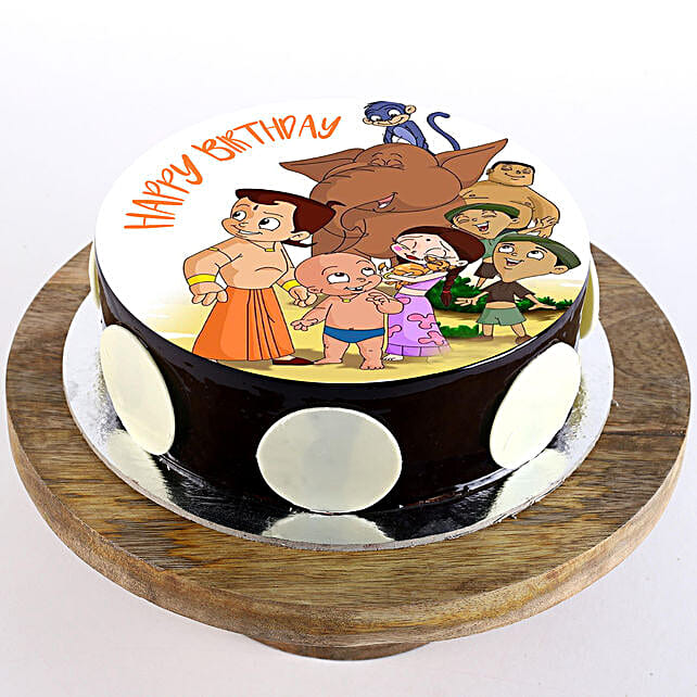 Buy Send Chhota Bheem Special Chocolate Photo Cake 2 Kg Eggless Online Ferns N Petals