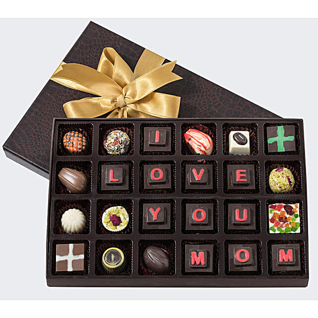 Buy Send I Love You Mom Chocolate Box 24 Pcs Online Ferns N Petals