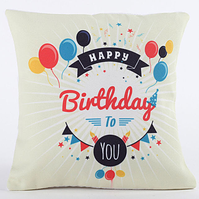 happy birthday cushion