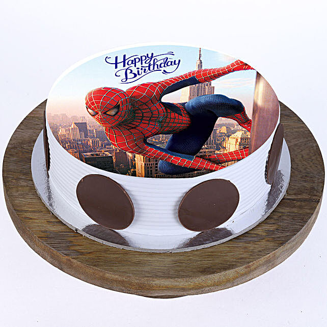 Pictures On Spiderman Birthday Cakes