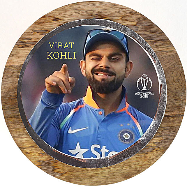 Virat Kohli Photo Cake Vanilla 2 Kg Gift Online Photo Cake Of Virat Kohli Ferns N Petals virat kohli photo cake vanilla 2 kg gift online photo cake of virat kohli ferns n petals