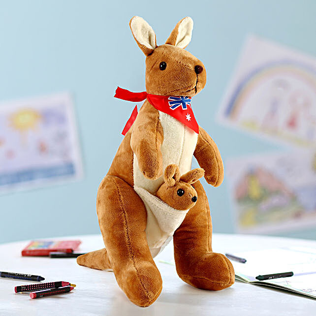 kangaroo soft toy for baby