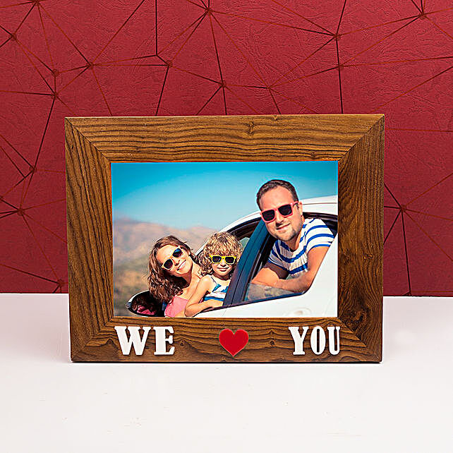 Buy Send Personalised We Love You Photo Frame Online Ferns N Petals