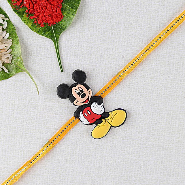Buy/Send Adorable Mickey Mouse Kids Rakhi Online- FNP