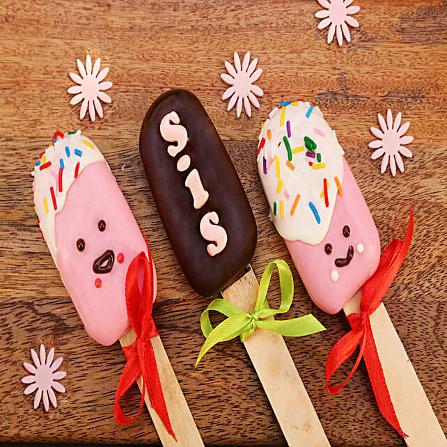 Buy/Send Delectable Set of 3 Cakesicles For Sis Online FNP