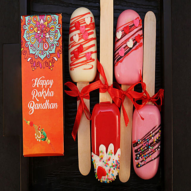 Buy/Send Raksha Bandhan Cakesicles and Chocolate Combo Online Ferns N