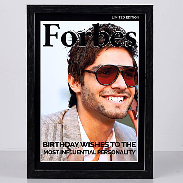 Forbes Personalized Cover Black Frame