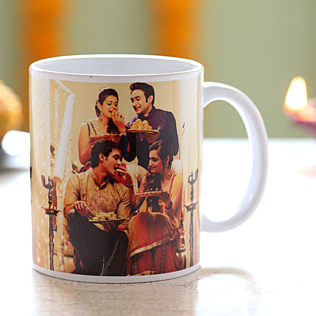 Buy/Send Personalised Happy Family White Mug Online- FNP