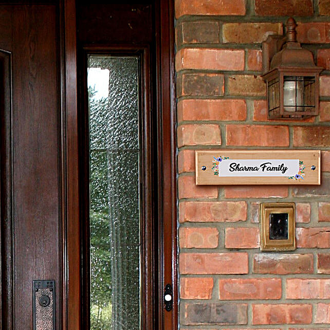 Personalised Wooden Nameplate Gift Customised Name Plate Online