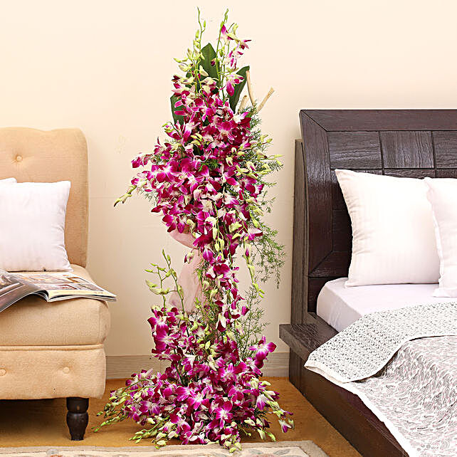 Buy/Send Royal Purple Orchid Arrangement Online- FNP