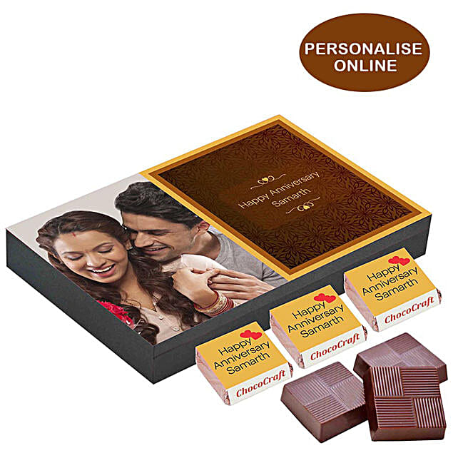 Buy/Send Delicious Personalised Chocolate Box Online FNP