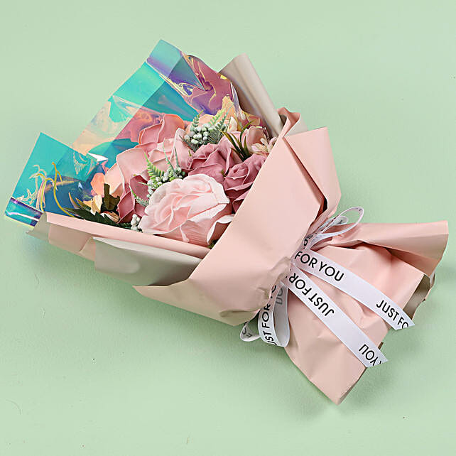 Buy/Send Pink Artificial Flower Bouquet Online Ferns N Petals