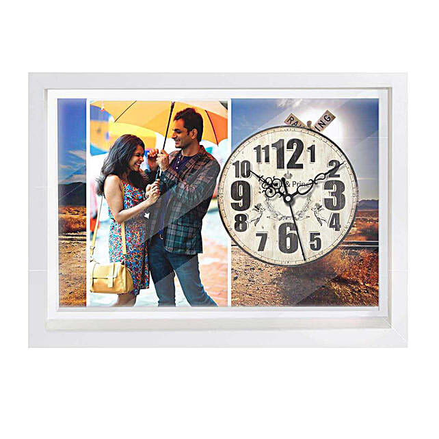 Buy/Send Personalised Wall Clock For Couple Online- FNP
