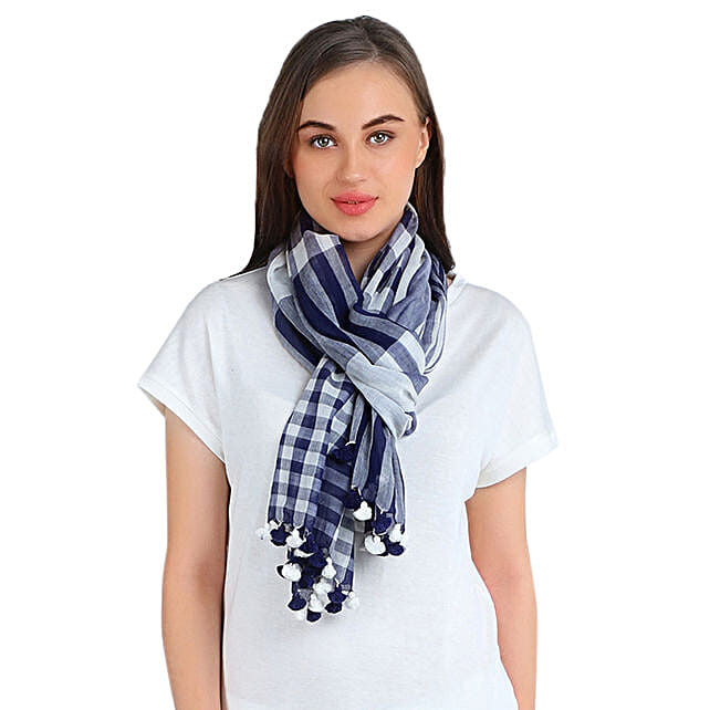 Buy/Send Personalised Cotton Scarf Online FNP