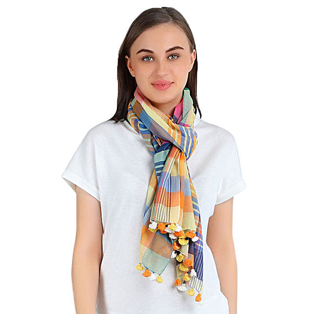 designer cotton scarf