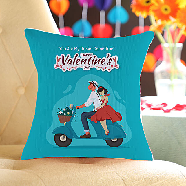 Buy/Send Valentine's Couple In Love Cushion Online FNP