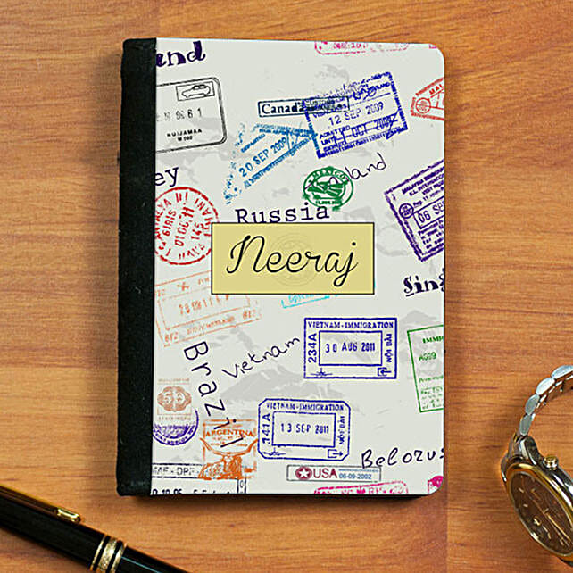 Buy/Send Personalised Travel The World Passport Holder Online FNP